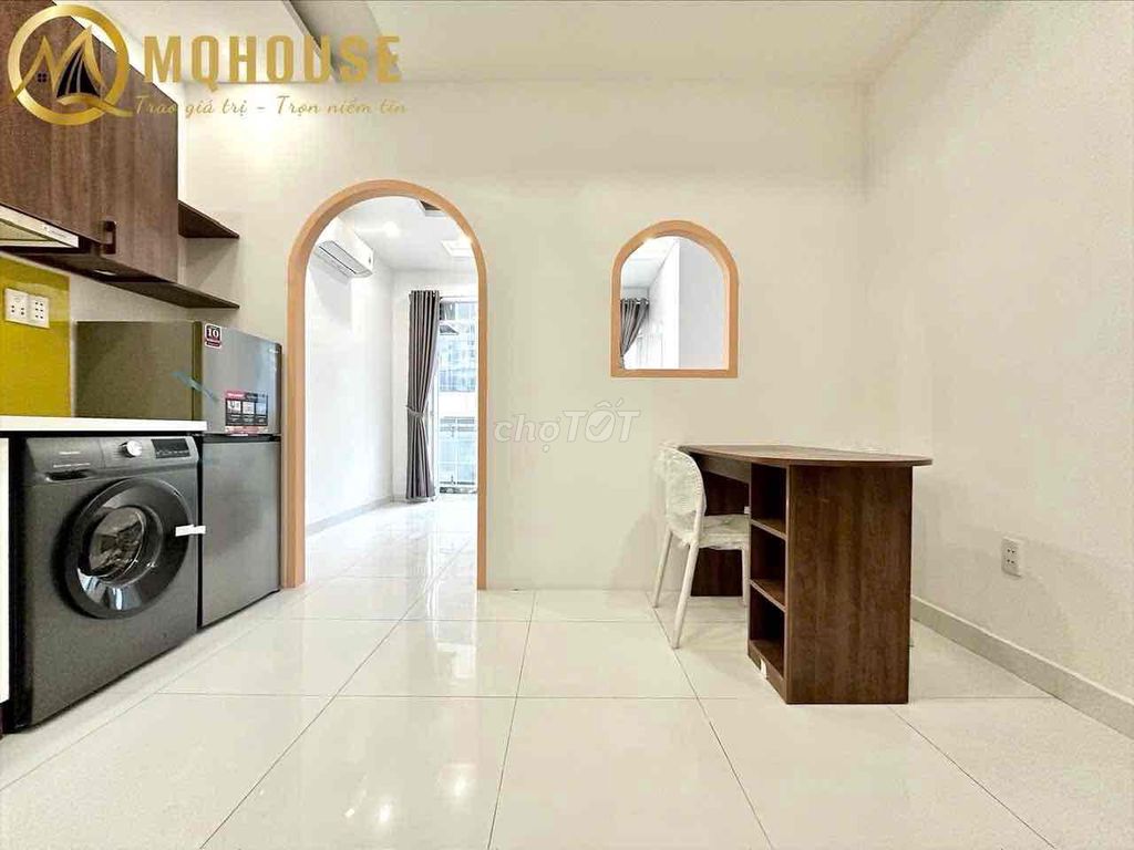 CHO THUÊ CĂN HỘ 1PN 50m² GẦN CHỢ BÀ CHIỂU - FULL NỘI THẤT CAO CẤP