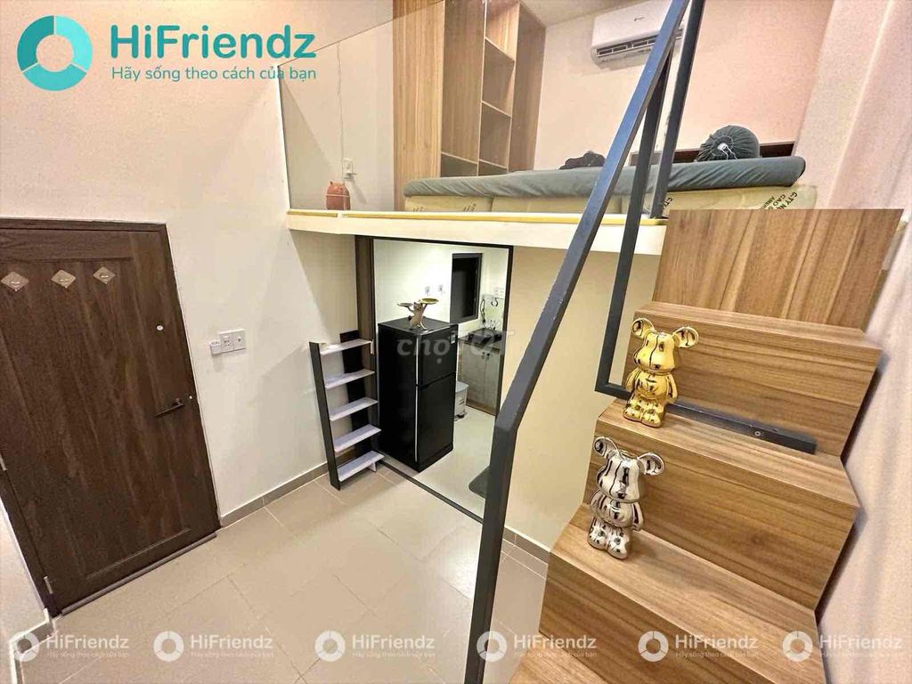 Phòng cho thuê Quang Trung 30m² giá chỉ 4.3 triệu - Thiết kế hiện đại, đầy đủ nội thất!
