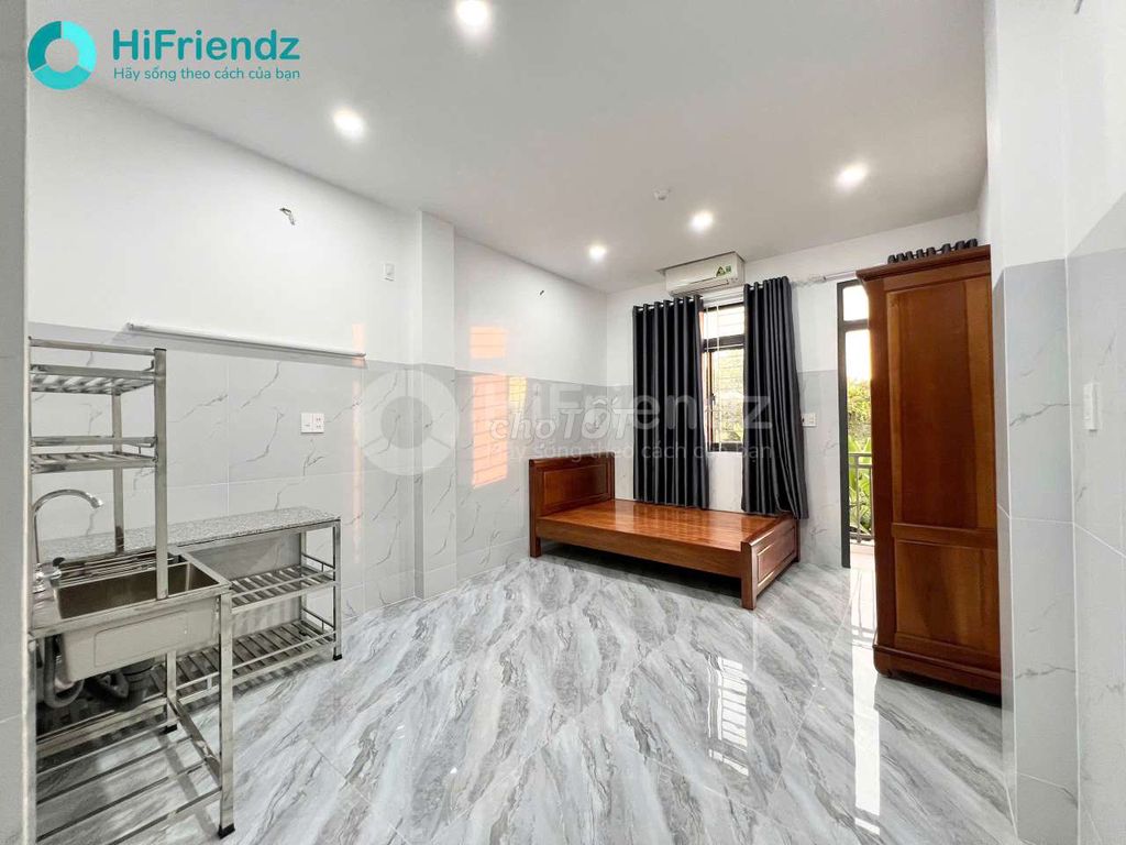 Căn hộ ban công full nội thất gần chợ Hạnh Thông Tây 30m² chỉ 4.5 triệu