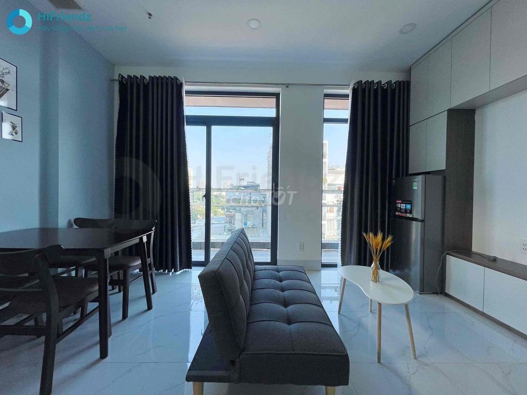 Căn hộ 1PN Bình Quới, Bình Thạnh 40m² giá 8 triệu - Ban công siêu đẹp, tự do giờ giấc!
