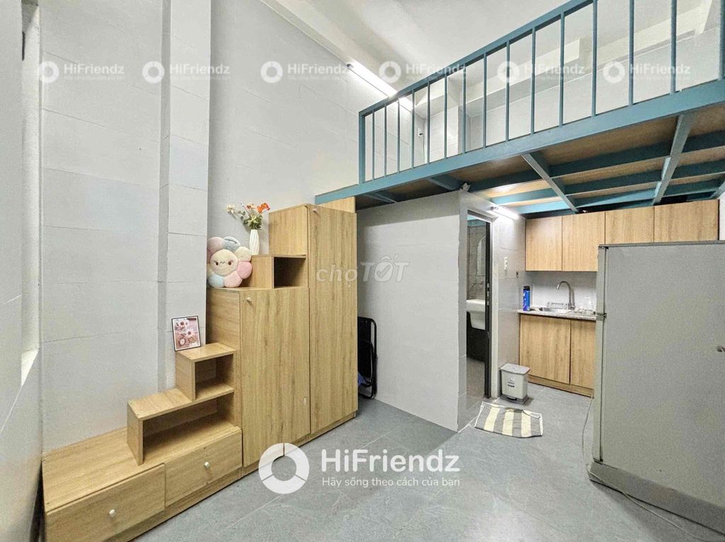 Cho thuê phòng gác cao Tân Kỳ Tân Qúy 28m² giá 3.8 triệu - Đầy đủ nội thất, an ninh 24/7!
