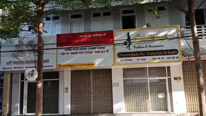 Cho thuê mặt bằng kinh doanh tại 74 Lý Tự Trọng, Tuy Hòa - Không cần sửa chữa, sẵn sàng hoạt động!
