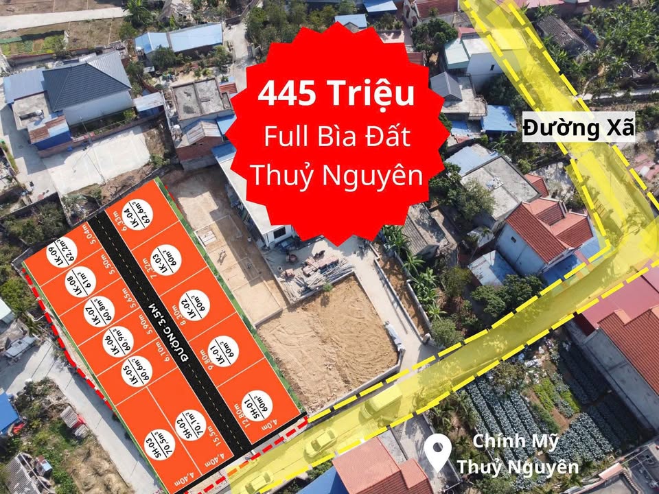 Đất thổ cư 60m² tại Quang Trung, Thủy Nguyên giá 500 triệu - Cơ hội đầu tư hấp dẫn!