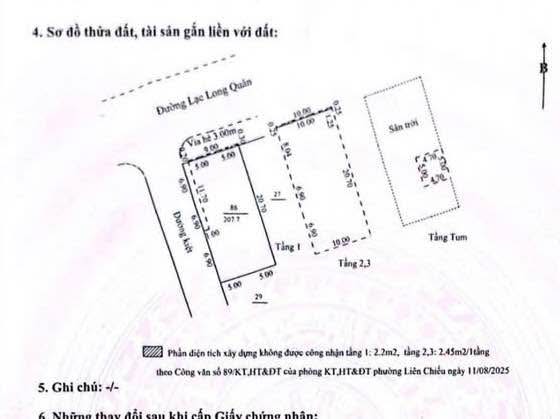 Lô góc mặt tiền Lạc Long Quân, Đà Nẵng, 207m² - Đầu tư sinh lời ngay!