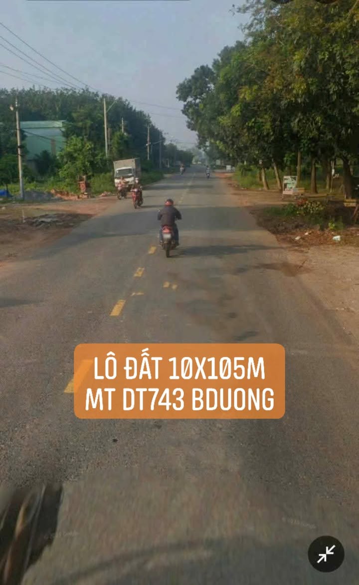 Đất mặt tiền ĐT742, xã Tân Bình, 1.039m² giá 7.35 tỷ - Vị trí đẹp, kinh doanh thuận lợi!