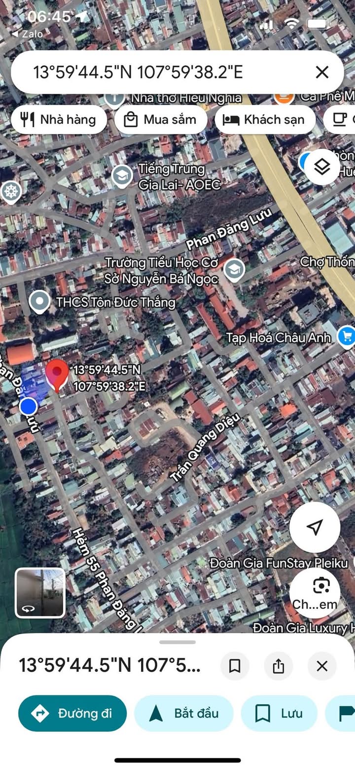 Đất nền Hẻm 37 Phan Đăng Lưu, Pleiku 127m² giá 1.29 tỷ - Cơ hội đầu tư!