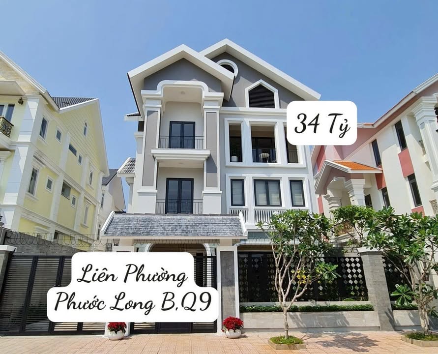 Biệt Thự Liên Phường Phước Long B 270m² giá 34 tỷ - Full nội thất châu Âu đẳng cấp!