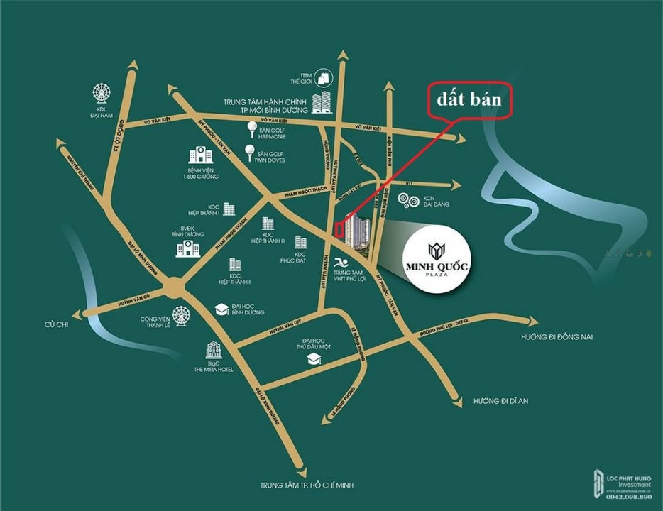 Đất mặt tiền Mỹ Phước Tân Vạn - Phú Mỹ, Thủ Dầu Một 2141m² giá 33.19 tỷ - Cơ hội sinh lời hấp dẫn!