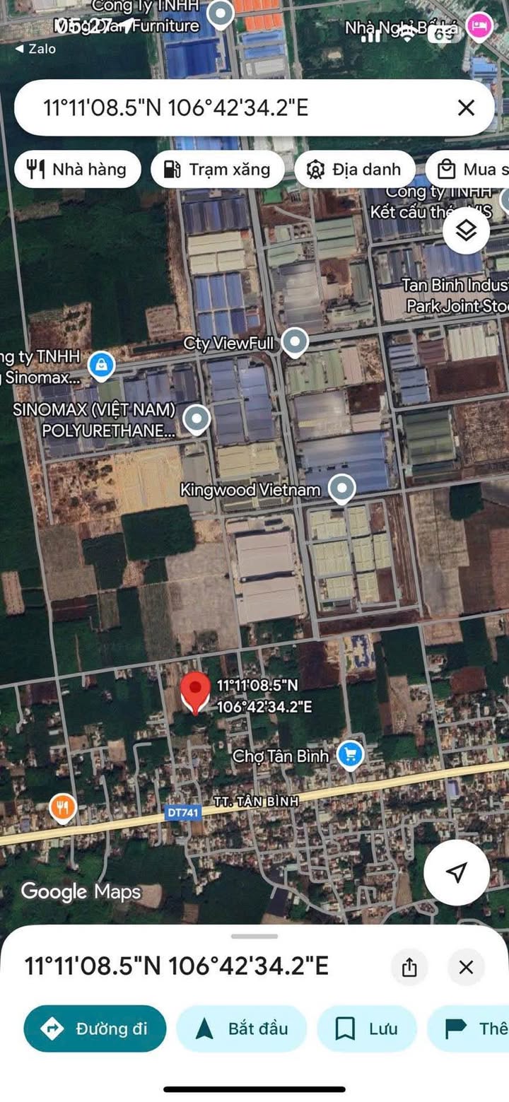 Đất Tân Bình, Bắc Tân Uyên 6432m² giá 10 tỷ - Cơ hội đầu tư tuyệt vời!