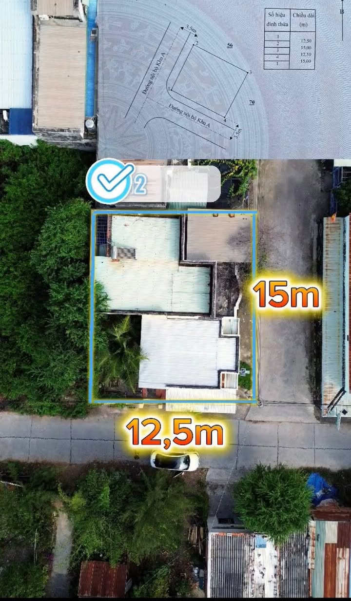 Đất thổ cư góc 2 mặt tiền đường 8m tại Hàm Liêm 187m² giá 2.35 tỷ - Cơ hội đầu tư sinh lời!