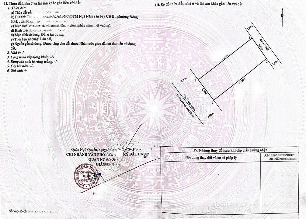 Đất nền Lê Hồng Phong, Hải Phòng 82,5m² giá 12,375 tỷ - Vị trí đắc địa, tiện ích đầy đủ!