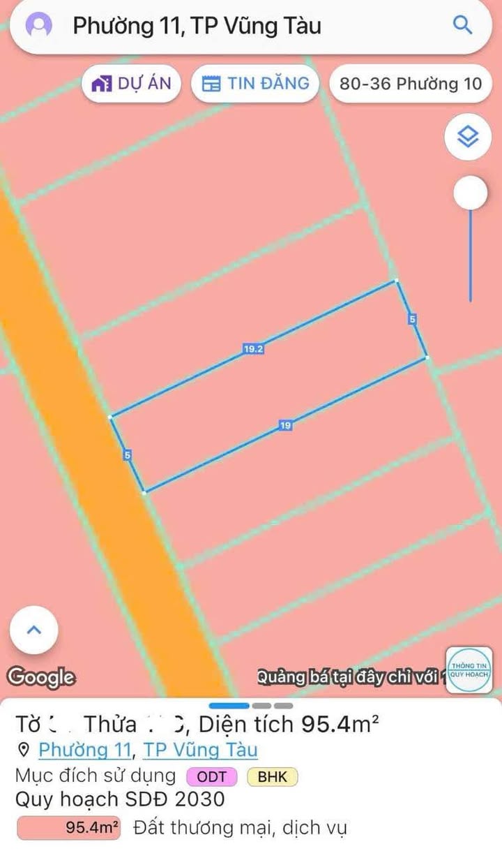Đất thổ cư phường 11 Vũng Tàu 90m² giá chỉ 1.5 tỷ - Cơ hội vàng đầu tư!