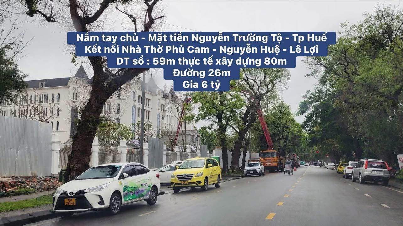 FrontHouse mặt tiền Nguyễn Trường Tộ, TP Huế 59m² giá 6 tỷ - Kết nối trung tâm dễ dàng!
