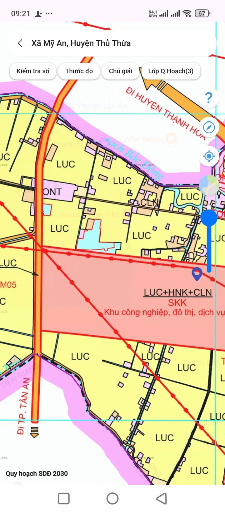 Đất nền 1600m² tại ấp 3, xã Mỹ An, Thủ Thừa, Long An - Giá chỉ 480 triệu