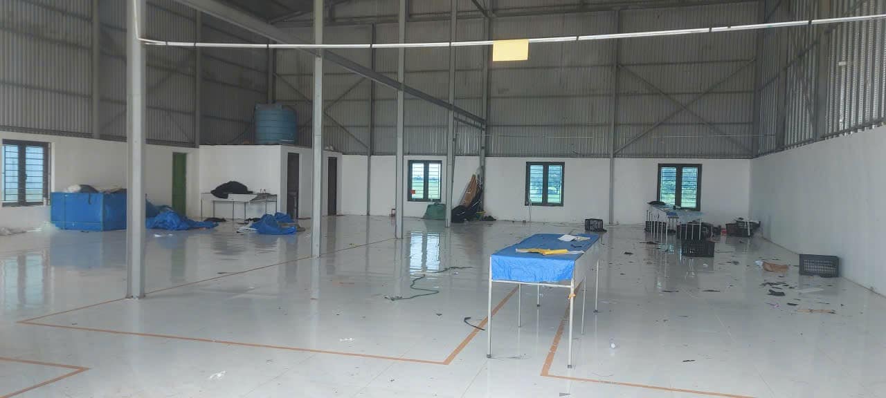 Cho thuê nhà xưởng 300m² tại xã Nam Hồng, Tiền Hải - Diện tích lớn, xe tải ra vào thoải mái!