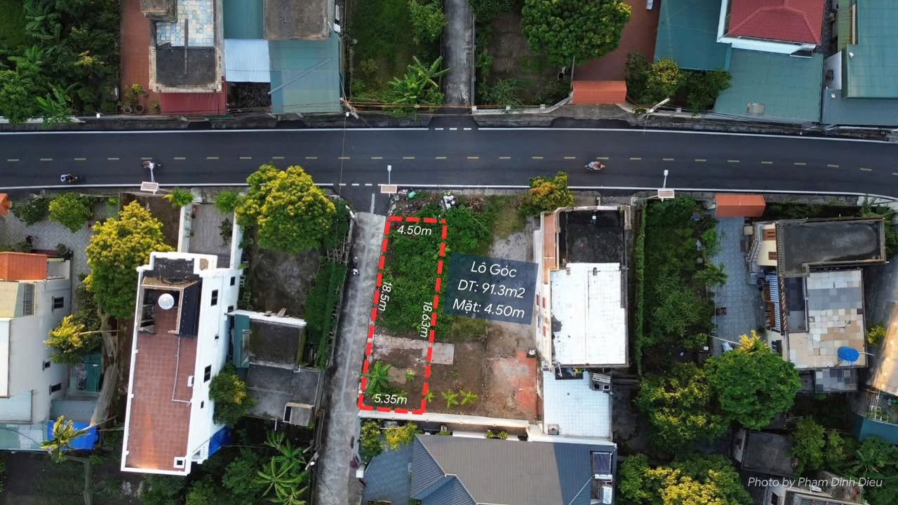 Đất nền Lạc Thành Nam, Tiền Hải, 91m² giá 1 tỷ - Lô góc 2 mặt tiền kinh doanh cực đỉnh!