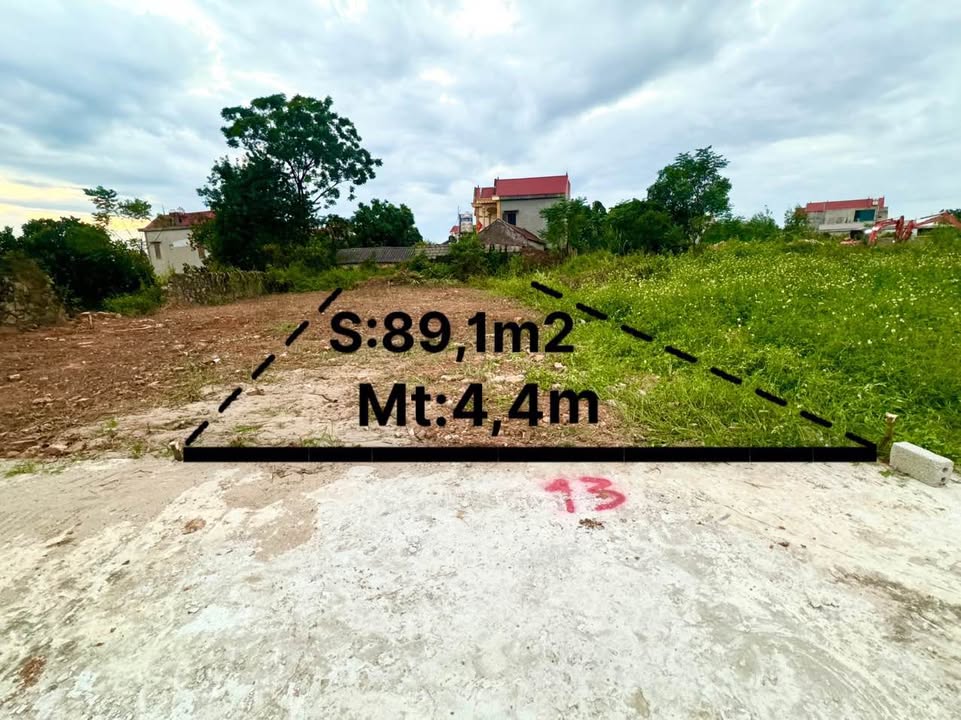 Đất nền Hữu Bằng, Thạch Thất 89.1m² giá chỉ 1 tỷ - Cơ hội đầu tư tuyệt vời!