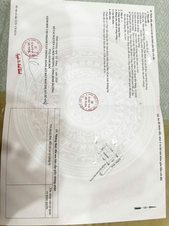 Đất nền phường Tân Đông Hiệp, Dĩ An 102m² giá 2.8 tỷ - Đầu tư sinh lời cao!