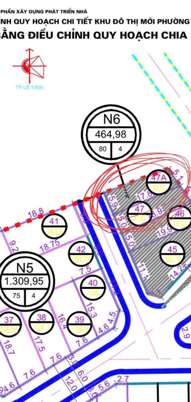 Đất nền Khu tái định cư Vườn Hồng Đằng Hải 94m² - Giá đầu tư hấp dẫn!