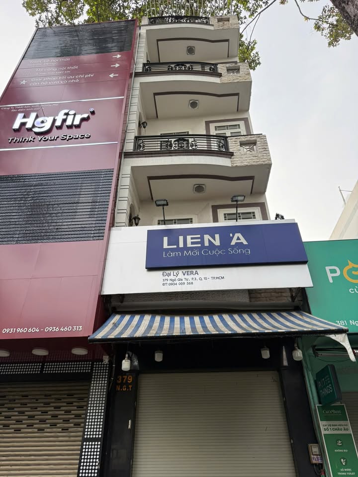 Nhà mặt tiền 379 Ngô Gia Tự, Q.10, 72m² giá 36 tỷ - Vị trí vàng kinh doanh!