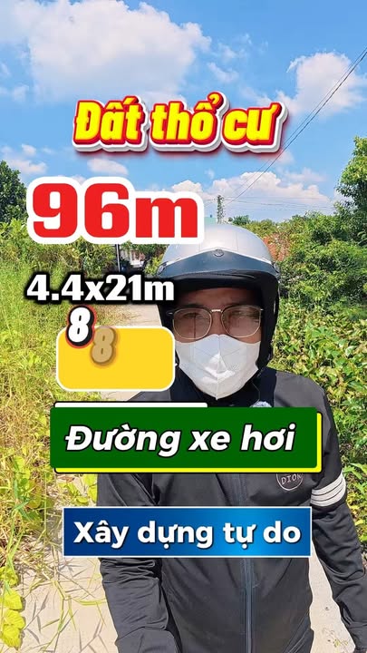 Đất thổ cư Mỹ Lộc Cần Giuộc 96m² giá 880 triệu - Xây dựng tự do, sổ đỏ chính chủ!