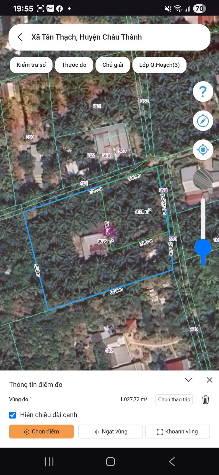 Đất vườn Tân Thạch, Châu Thành, Bến Tre 1000m² giá 1.4 tỷ - Đầu tư lý tưởng!