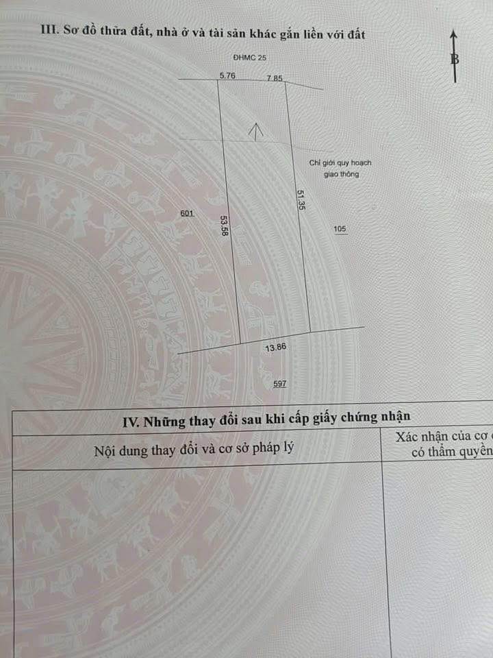 Đất nền An Định Mỏ Cày Nam 719m² giá 800 triệu - Mặt tiền rộng, vị trí đắc địa!