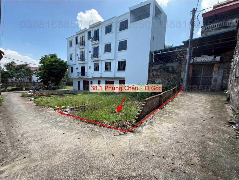 Đất nền Phụng Châu, Chương Mỹ 38.1m² giá 2 tỷ - Lô góc 2 mặt thoáng đẹp!