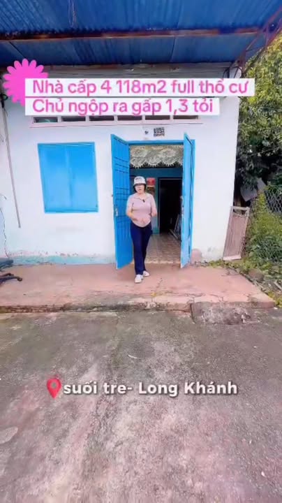 Nhà cũ Suối Tre Long Khánh 118m² giá 1.3 tỷ - Đầy đủ tiện ích xung quanh!