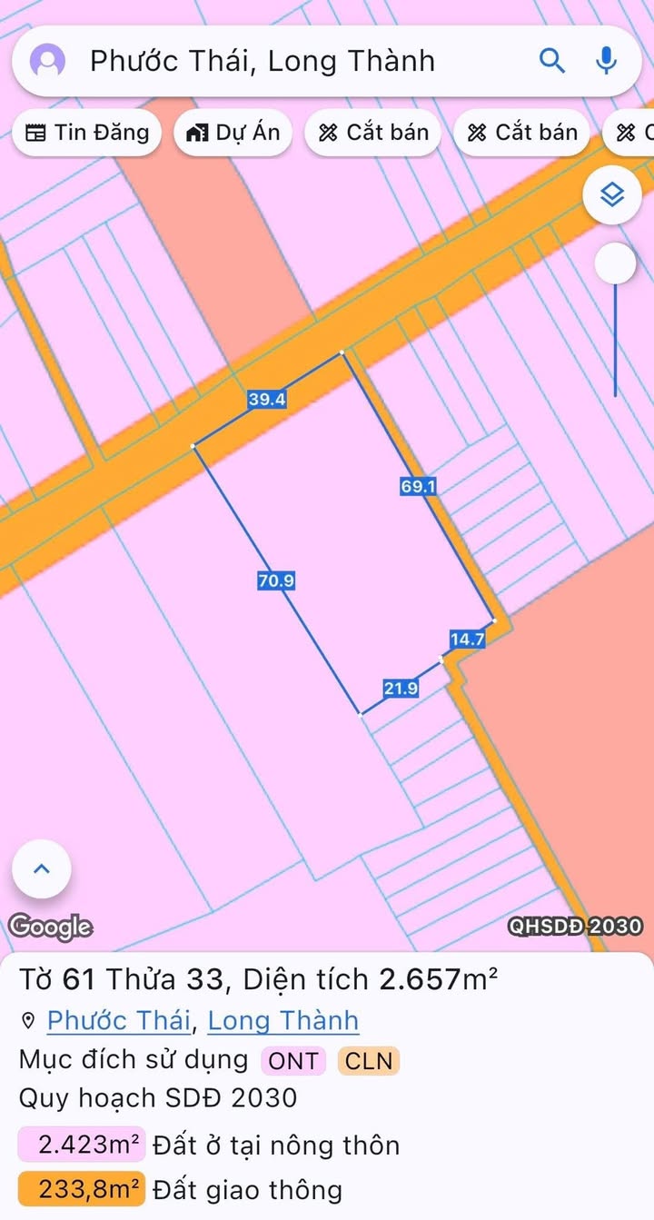 Đất nền Phước Thái Long Thành 300m² - Sổ hồng chính chủ, giá thỏa thuận!