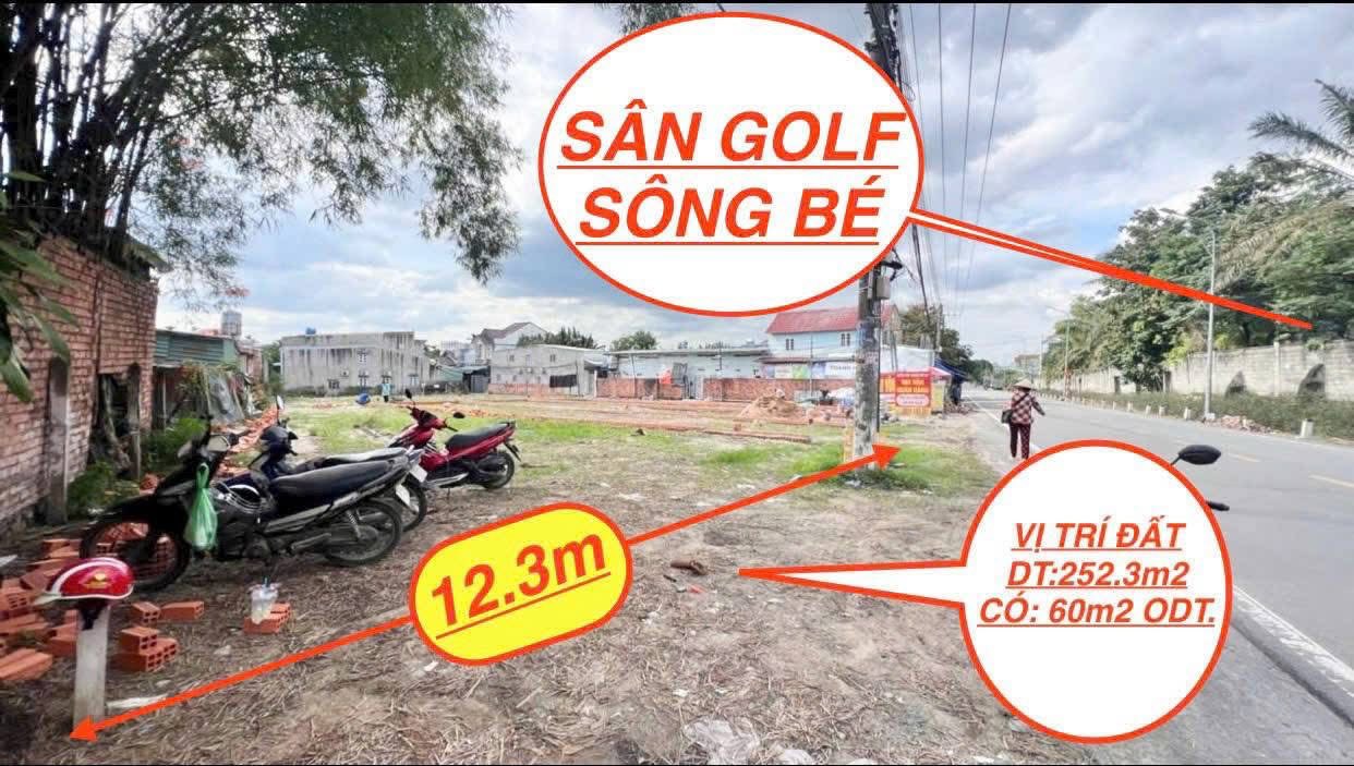 Đất mặt tiền Nguyễn Hữu Cảnh, P. Lái Thiêu 252.3m² giá 7.5 tỷ - Cơ hội đầu tư tuyệt vời!