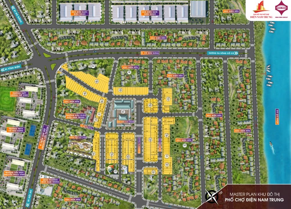 Đất nền khu phố chợ Điện Nam Trung 100m² giá 2.5 tỷ - Cách chợ chỉ vài bước!