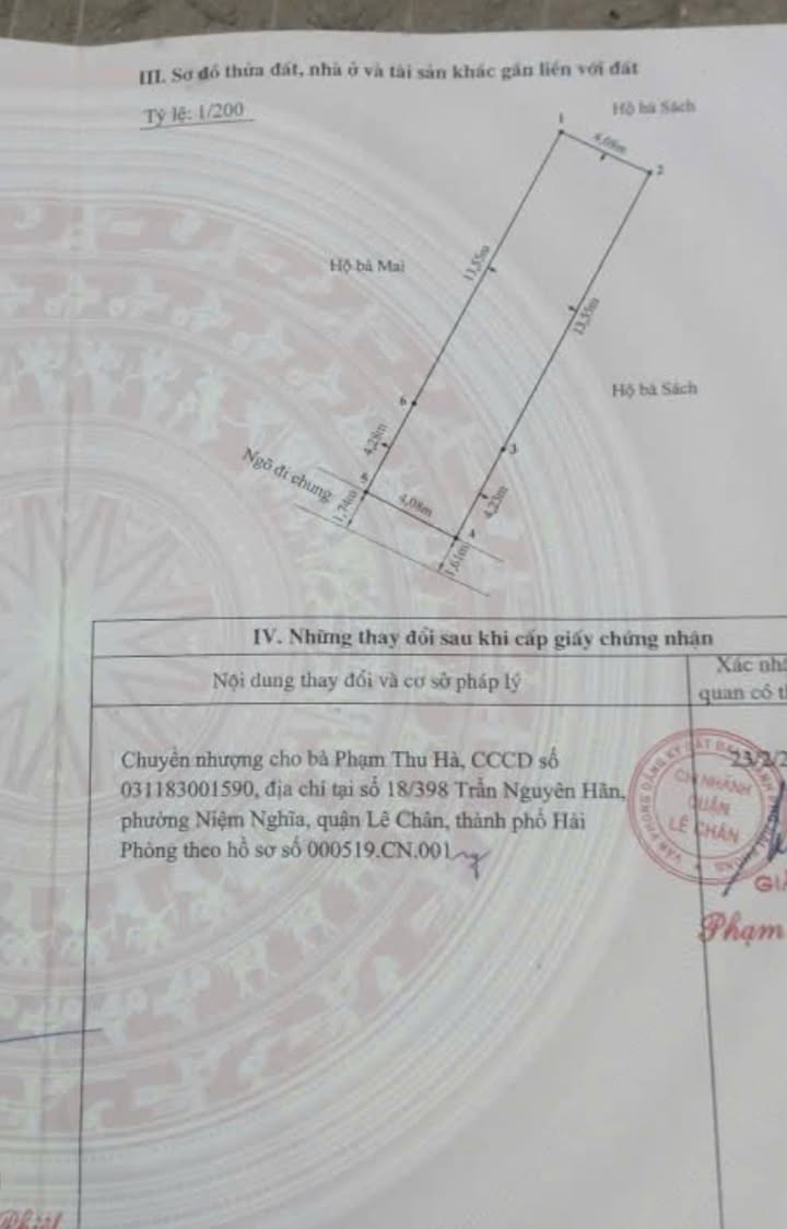 Đất chính chủ Trần Nguyên Hãn 72m² giá 2.59 tỷ - Cơ hội đầu tư tuyệt vời!