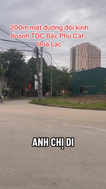 FrontHouse 200m² mặt đường đôi TDC Bắc Phú Cát - Kinh doanh sầm uất, sẵn nhà!