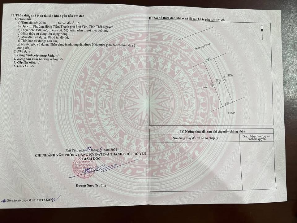 Đất nền Hồng Tiến, Phổ Yên 150m² giá 2.1 tỷ - Đầu tư sinh lời ngay!