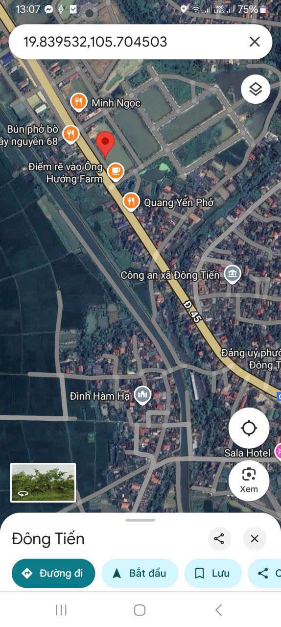 Đất kinh doanh mặt tiền QL45, xã Đồng Tiến, 125m² giá 1.7 tỷ - Cơ hội đầu tư hấp dẫn!