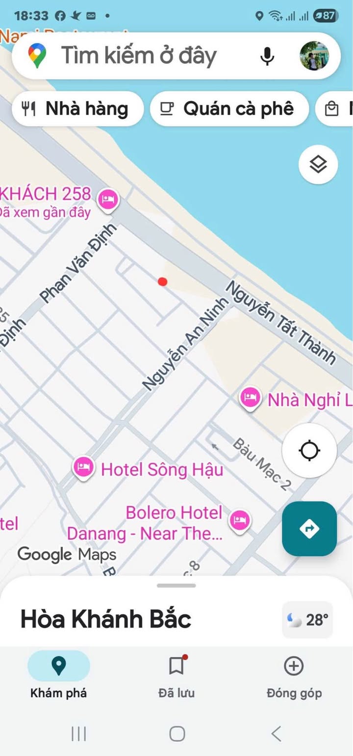 Đất biển Nguyễn Tất Thành 160m² giá thỏa thuận - Đối diện chung cư lớn!