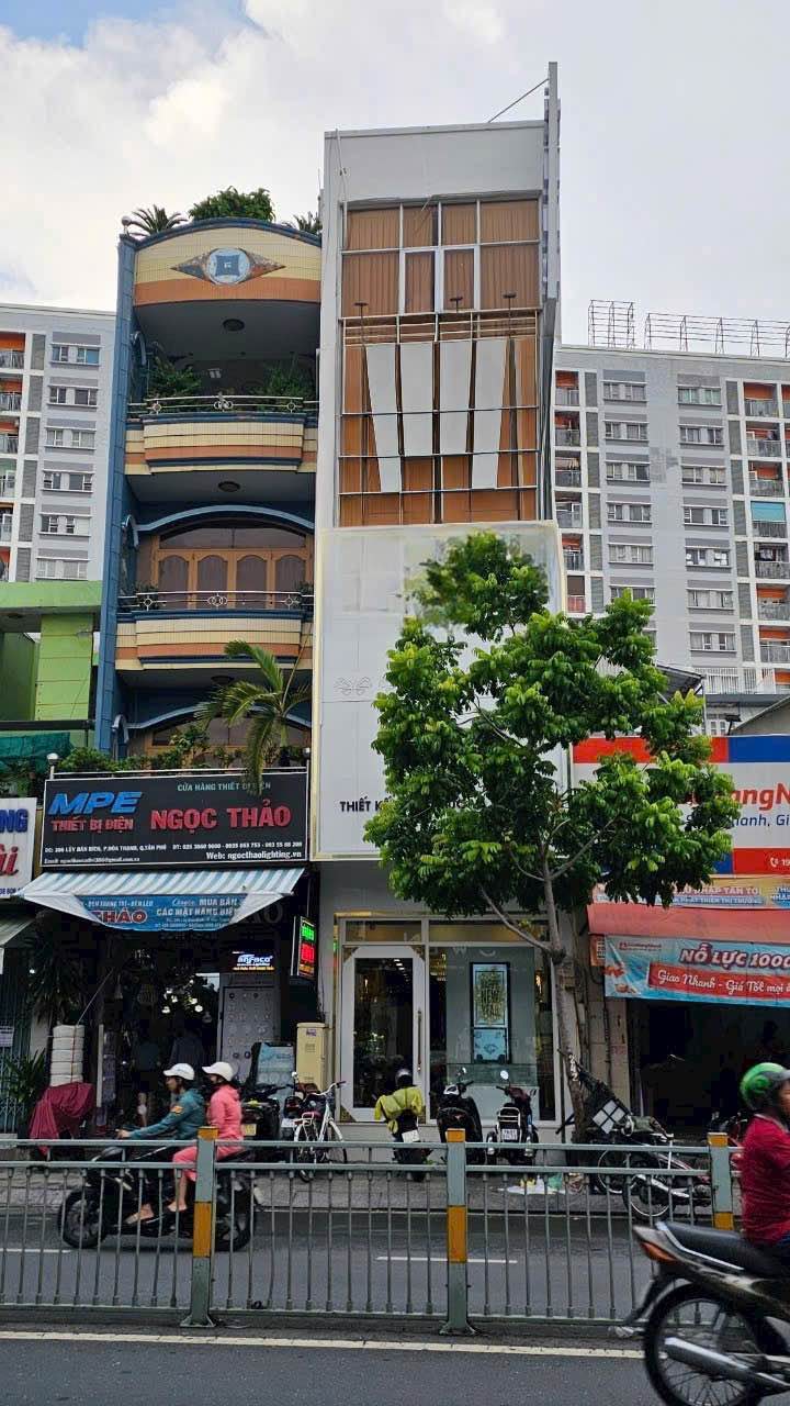 Nhà Mặt tiền Lũy Bán Bích, Tân Phú 108m² giá 22.5 tỷ - Xây mới 5 tầng, có thang máy!