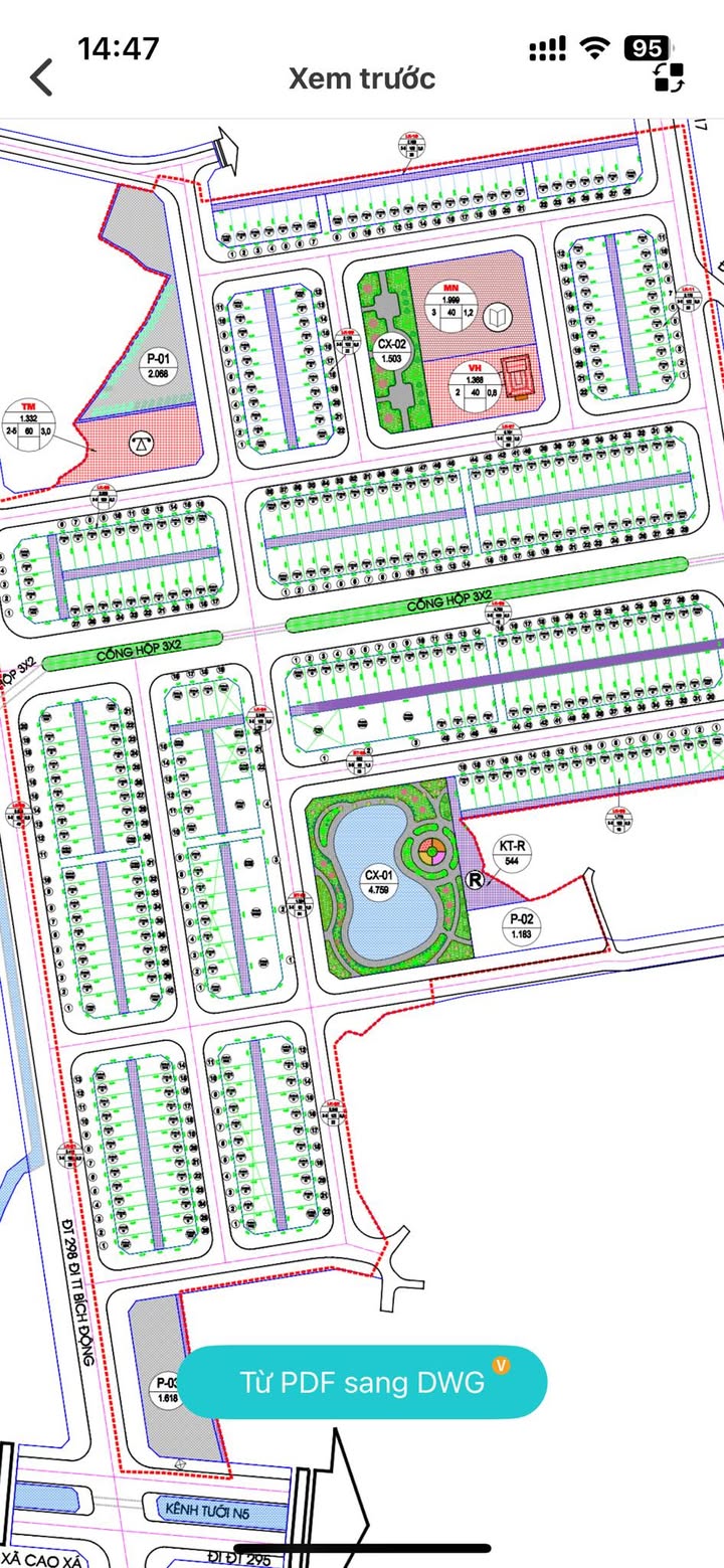 Đất nền Khu Đô Thị Đồng Chủ, Tân Yên 98m² giá 2.2 tỷ - Cơ hội đầu tư hiếm có!