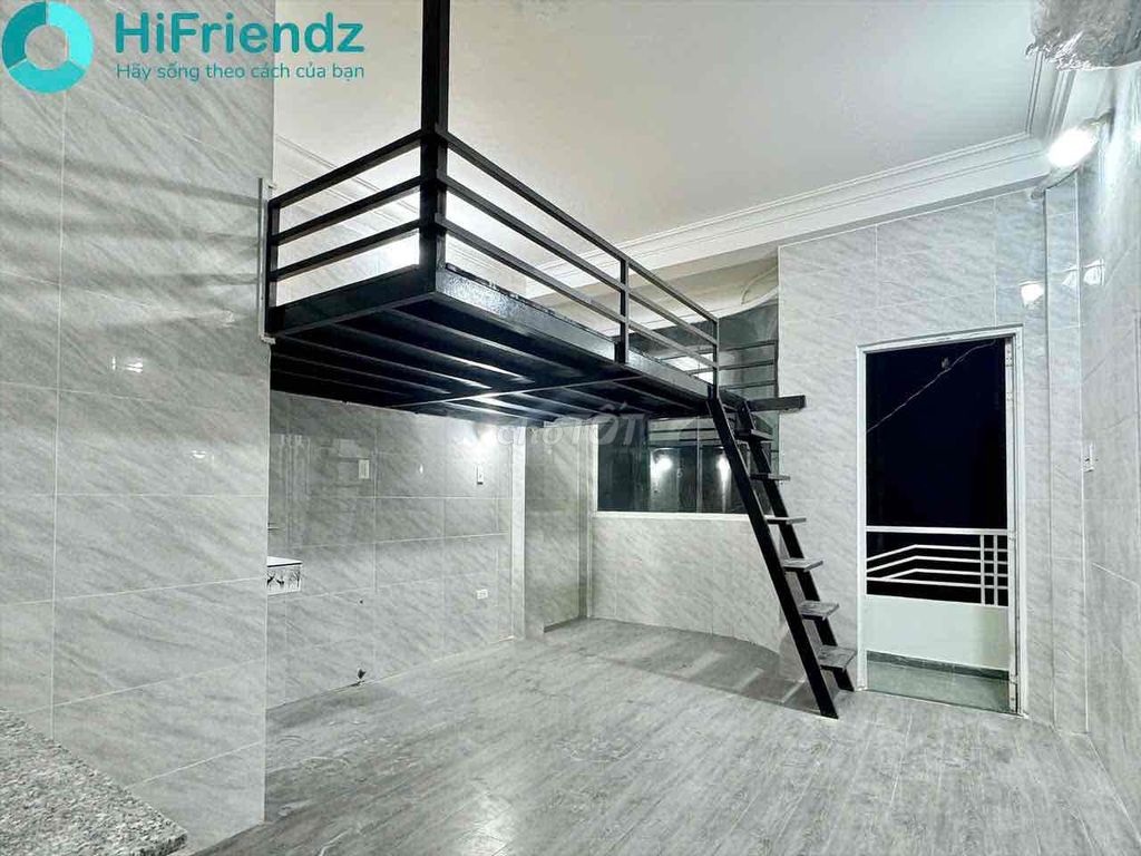 Cho thuê Căn gác Dương Bá Trạc Q8 40m² giá 6 triệu - Không giới hạn số lượng người ở!