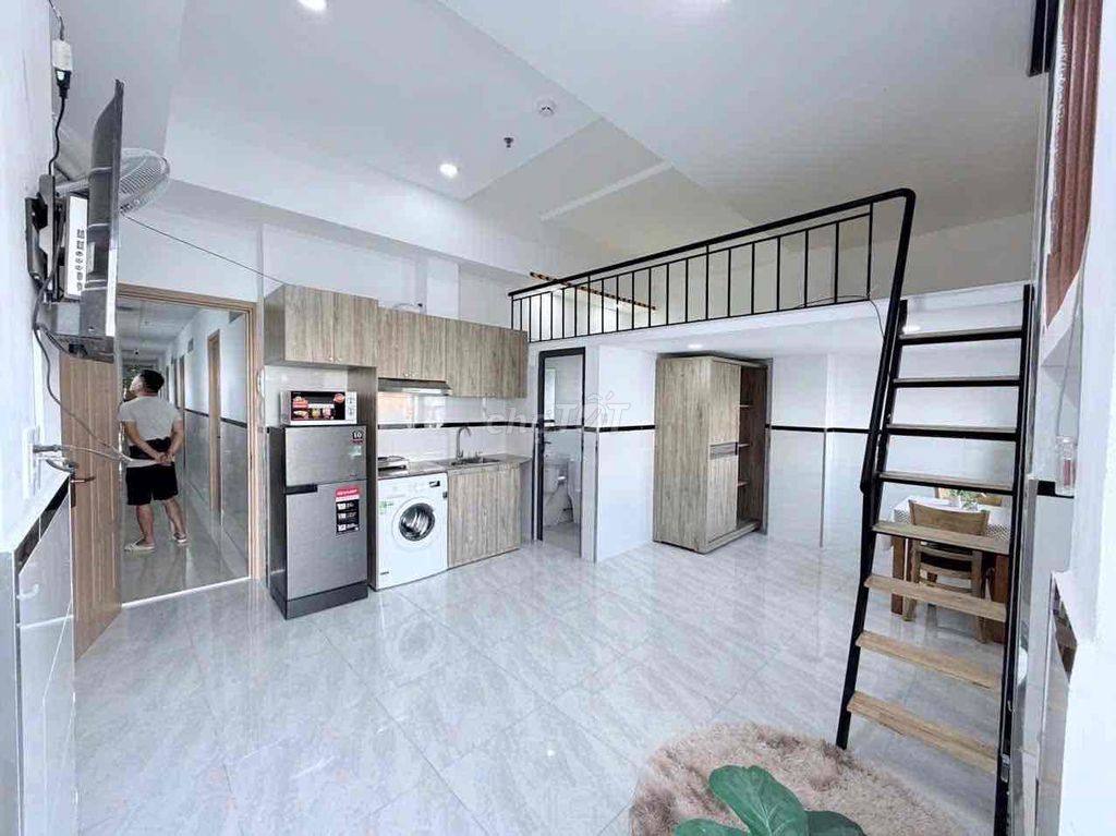 Phòng cho thuê Duplex Lê Trực, Bình Thạnh 35m² - Cửa sổ trời thoáng mát, giá từ 4.7 triệu!