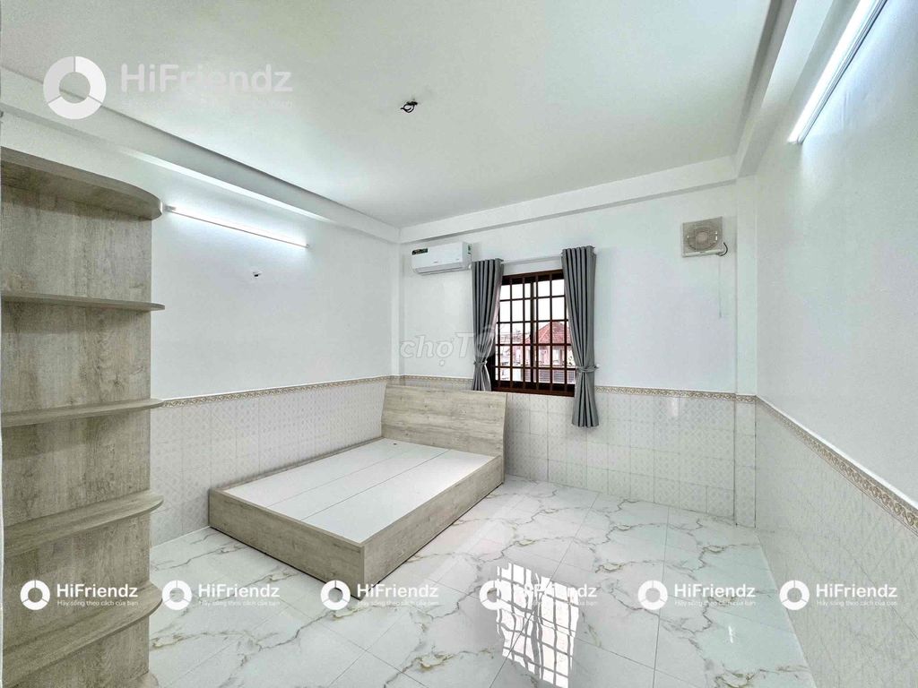 Studio Cửa Sổ Trời 30m² giá 3.4 triệu - Full nội thất, ngay chợ Phú Lâm