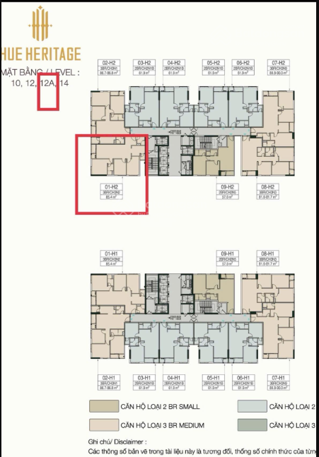 Căn hộ Huế Heritage 86m² giá thương lượng - Sống đẳng cấp giữa lòng cố đô