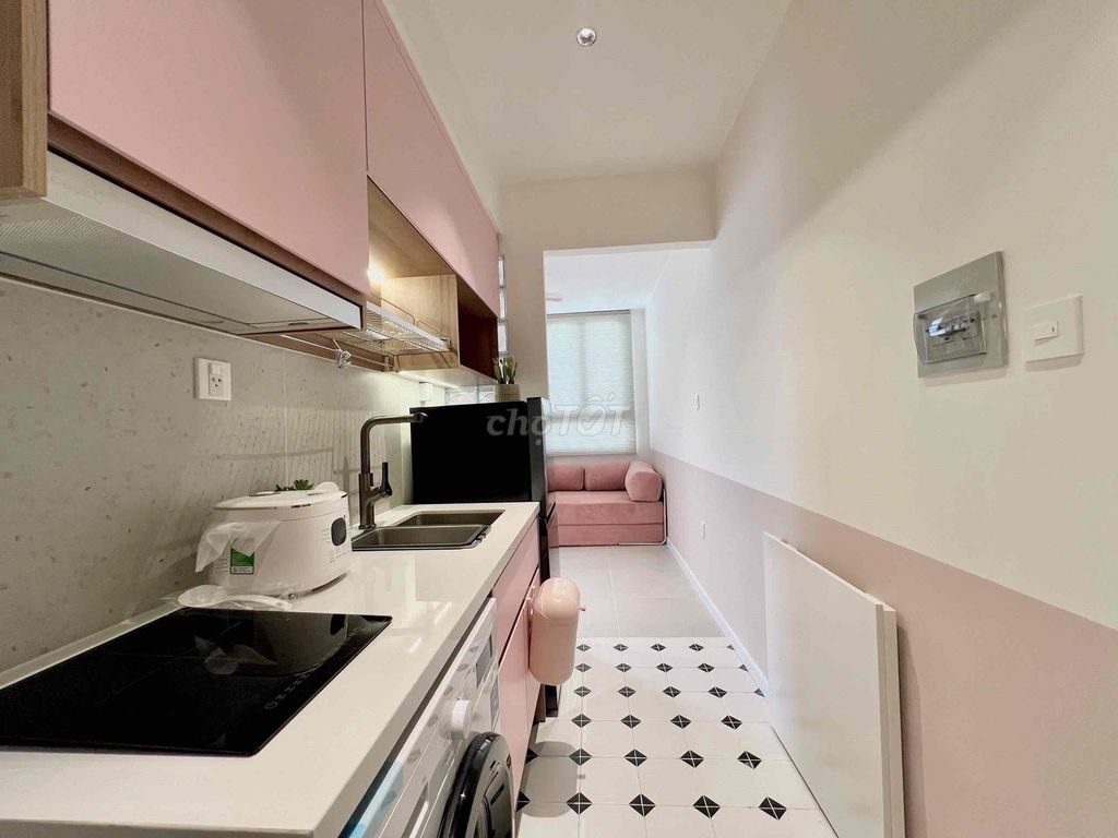 Căn hộ Studio Trần Bình Trọng 50m² giá 7.4 triệu - Thiết kế siêu xinh, gần trường đại học