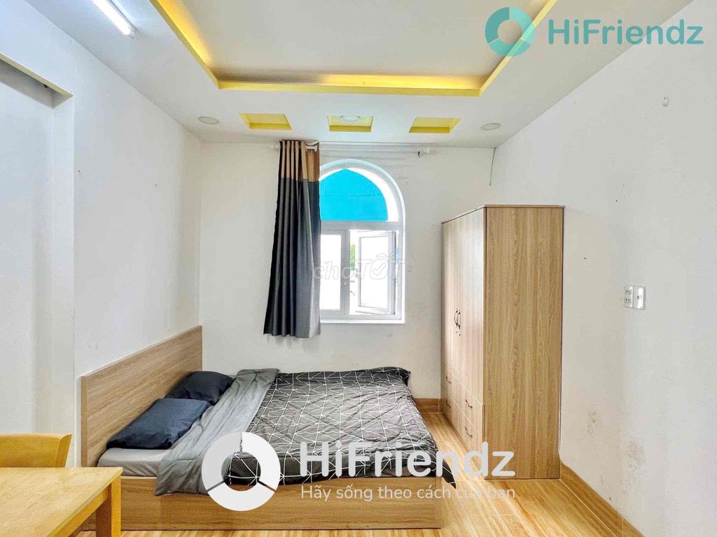 Phòng trọ giá rẻ 24m² Q5 gần ĐH Hùng Vương - Thang máy, bảo vệ 24/7