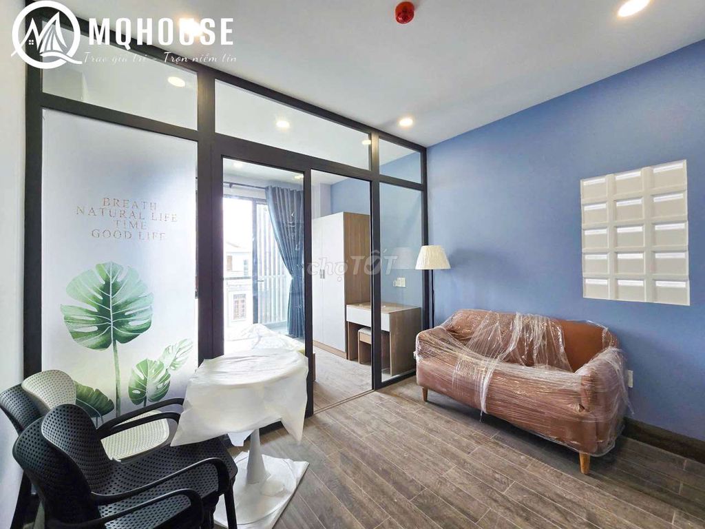 Căn hộ 1PN ban công quận 7 giá 8 triệu - Full nội thất, an ninh tuyệt đối!