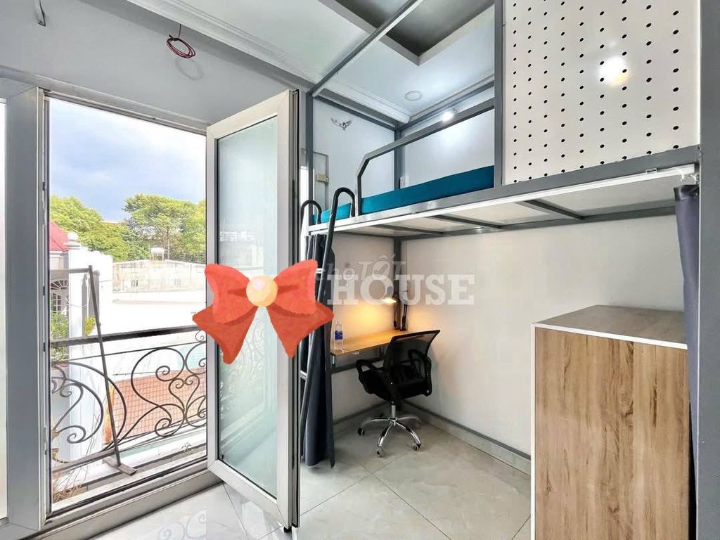 Ký túc xá cao cấp Tân Bình 40m² giá 1.6 triệu - Mới khai trương ngay sân bay!