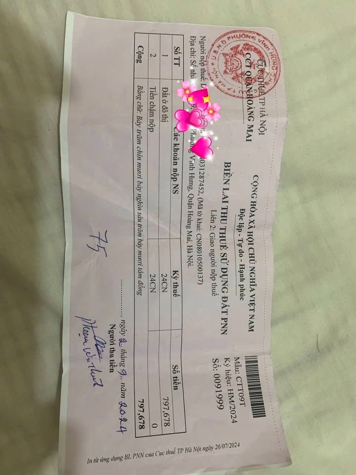 Nhà cấp 4 Vĩnh Hưng 60m² giá 3.95 tỷ - Đất nông nghiệp, pháp lý đầy đủ!