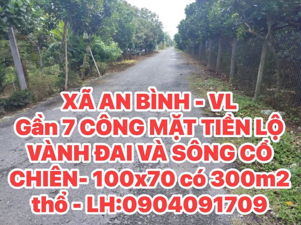 Đất mặt tiền đường Vành Đai xã An Bình 7000m² - Cơ hội đầu tư sinh lời!