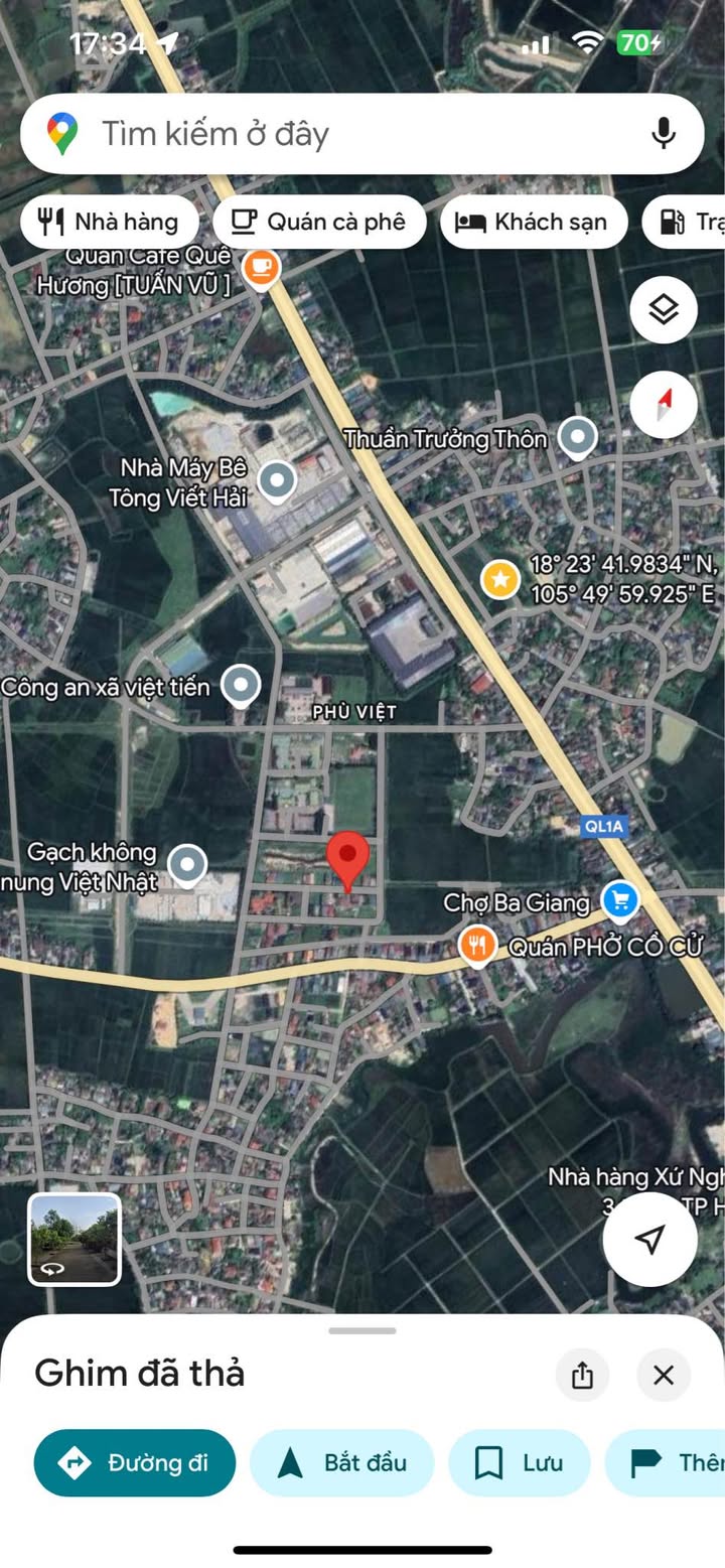 Đất nền Việt Tiến Thạch Hà 320m² - Vị trí đắc địa trước cổng ủy ban